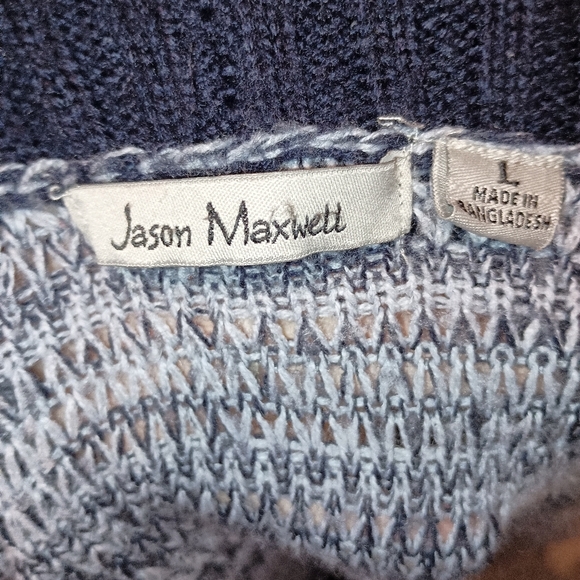 Cute casual cozy multi color JASON MAXWELL cardigan(#4) - Picture 2 of 7